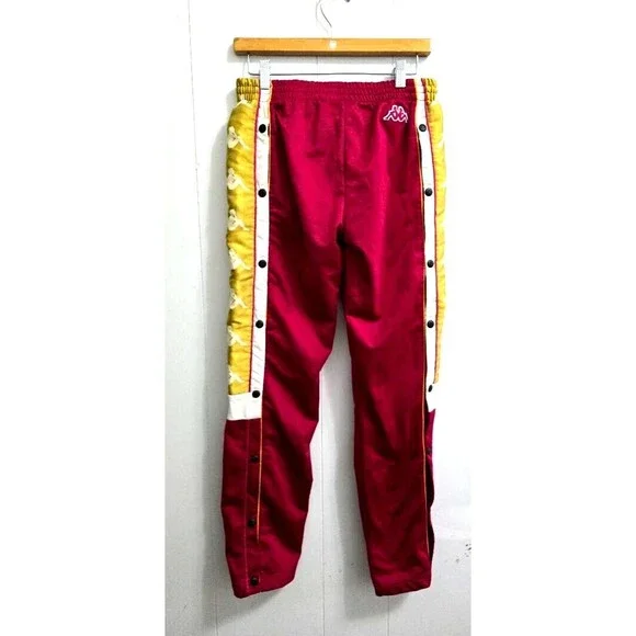 Kappa Women's Graphic Tearaway Track Pants, Size S, Red/White/Gold, MSRP… - Picture 6 of 13